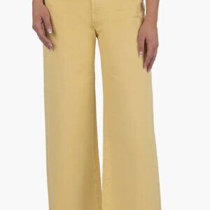KUT FROM THE KLOTH AB FAB WIDE LEG jeans in dafodil size 6